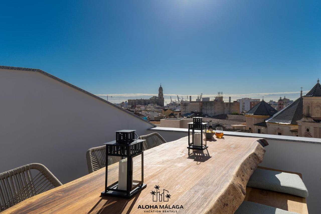 Appartement Luxury Duplex With Pool And Padel Court In Town à Málaga Extérieur photo
