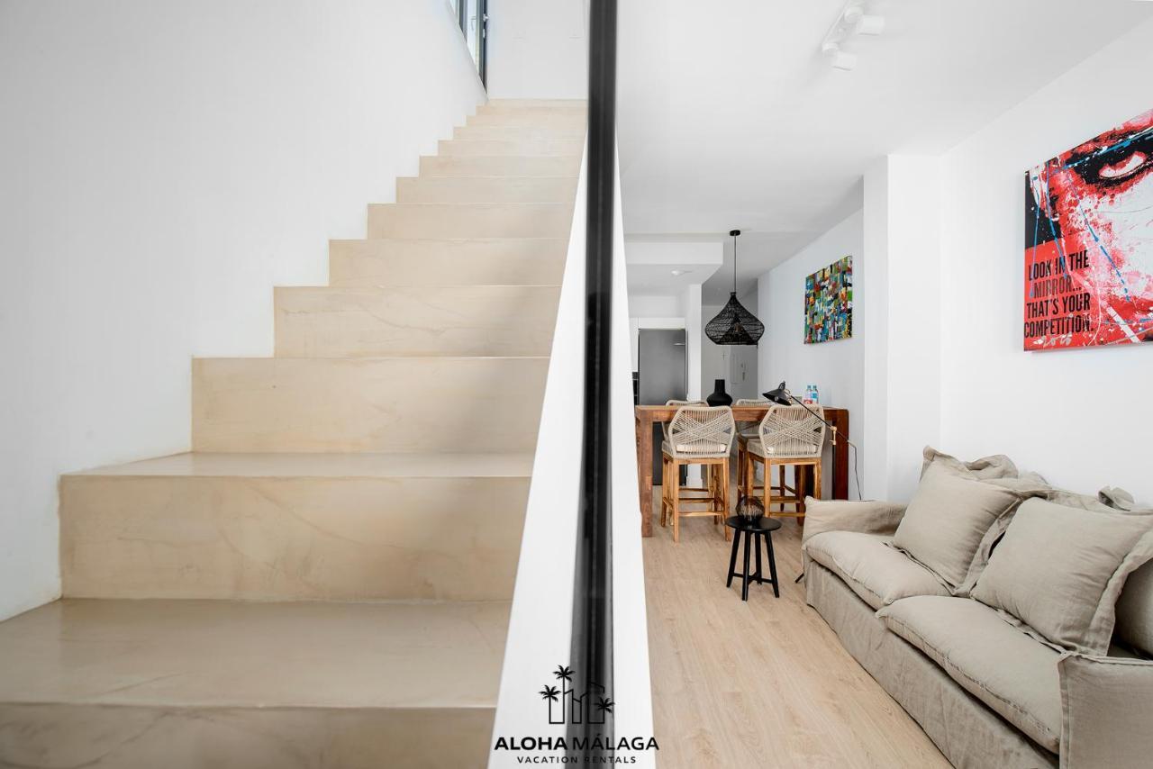 Appartement Luxury Duplex With Pool And Padel Court In Town à Málaga Extérieur photo