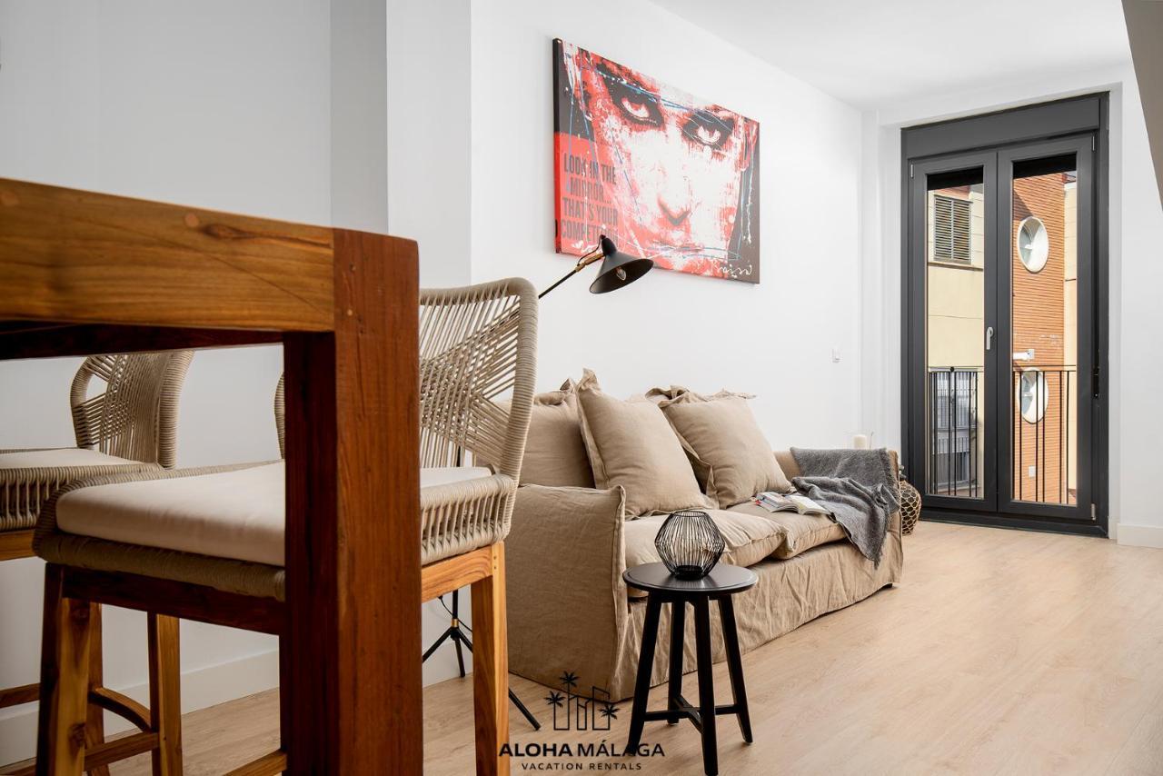 Appartement Luxury Duplex With Pool And Padel Court In Town à Málaga Extérieur photo