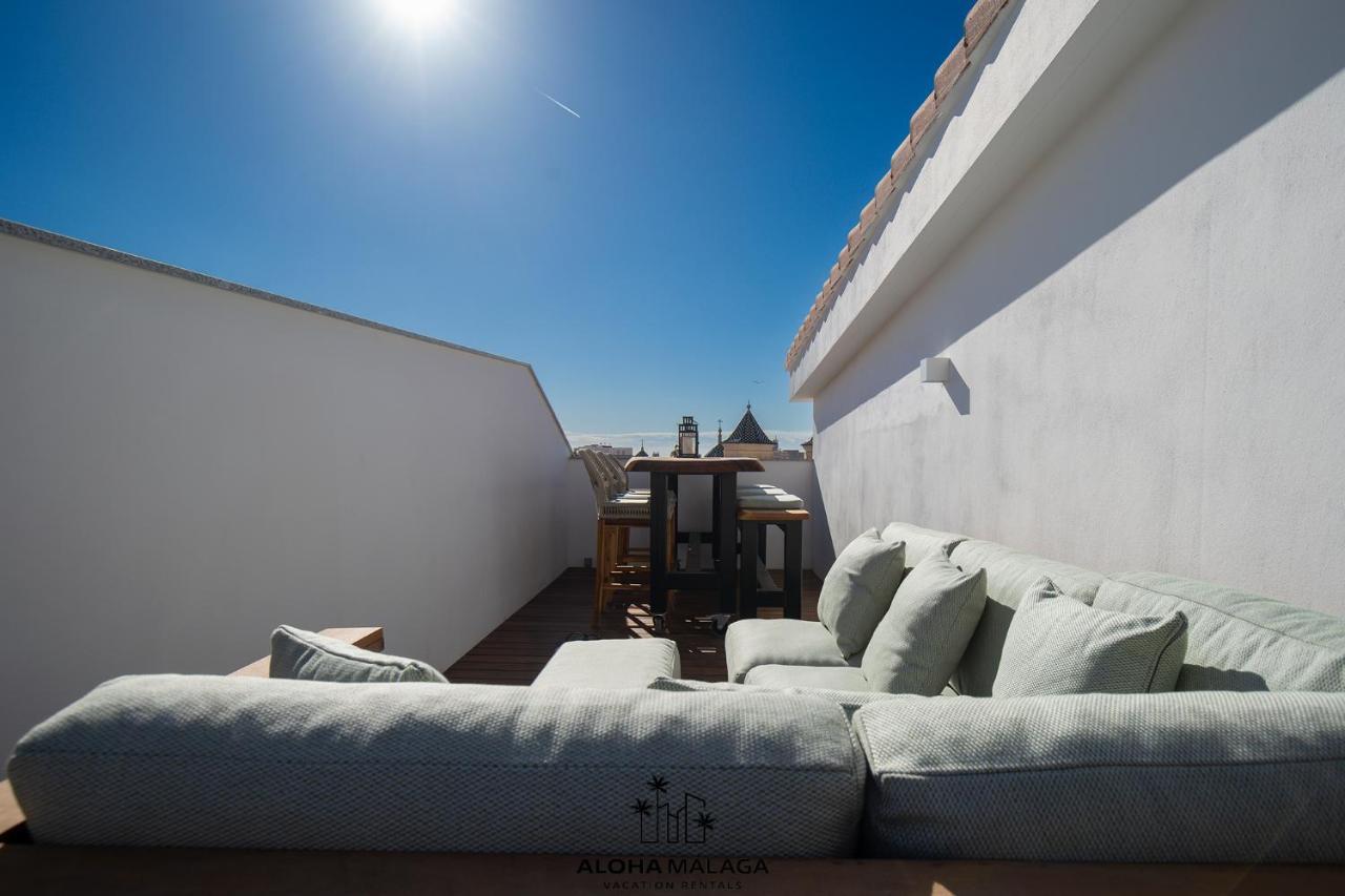 Appartement Luxury Duplex With Pool And Padel Court In Town à Málaga Extérieur photo